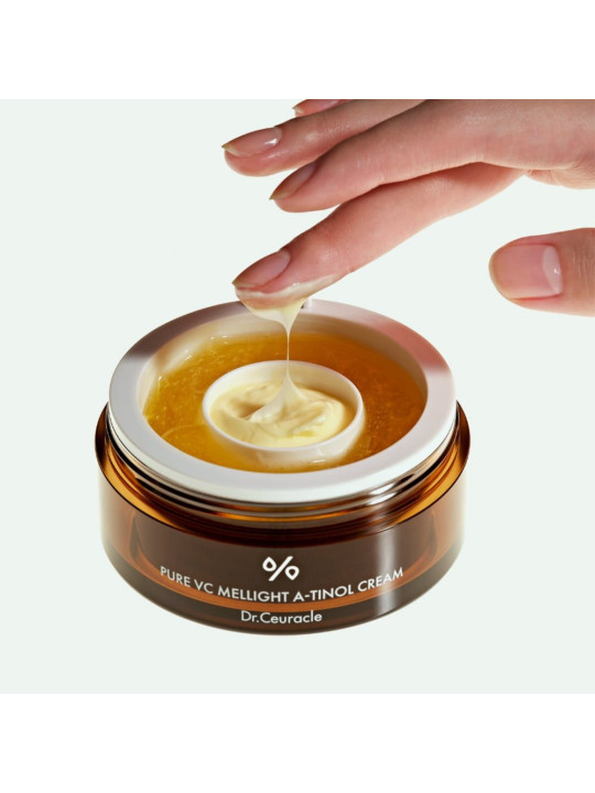 Подвійний крем з вітаміном С, ретинолом і керамідами Dr.Ceuracle Pure Vc Mellight A-Tinol Cream, 70 мл