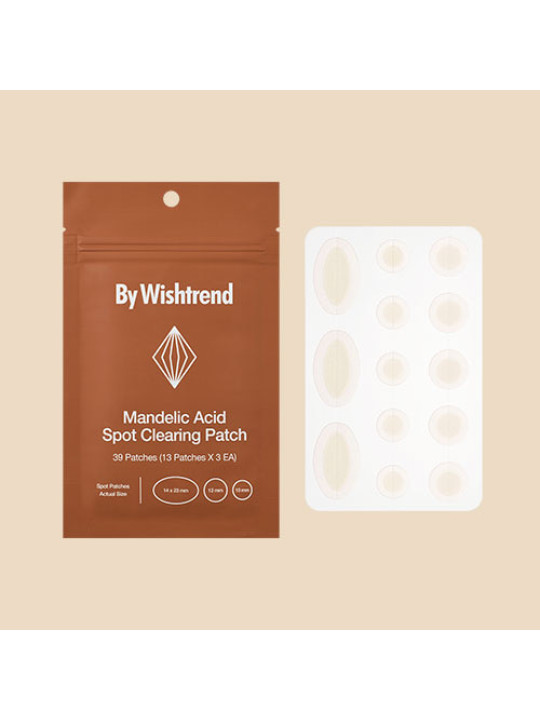 Патчі з мигдальною кислотою від висипань та постакне BY WISHTREND Mandelic Acid Spot Clearing Patch, 39 шт