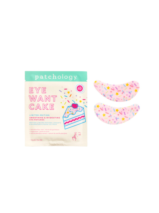  Зволожувальні патчі для очей Patchology Eye Want Cake, 1 пара 