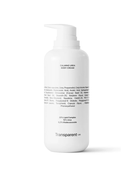 Заспокійливий лосьйон для тіла з сечовиною TRANSPARENT LAB CALMING UREA BODY LOTION, 400 мл