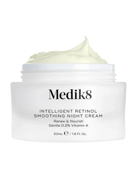 Відновлювальний та омолоджуючий нічний крем з 0,2% вітаміну А Medik8 Intelligent Retinol Smoothing Night Cream, 50 мл