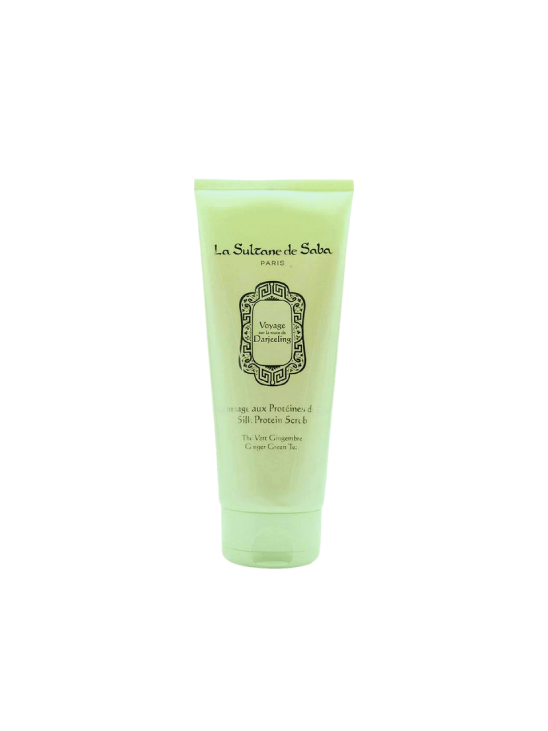 Скраб для Тіла Шовковий «Зелений Чай з Імбиром» La Sultane de Saba Voyage Darjeeling Silk Protein Scrub Ginger Green Tea, 200 мл