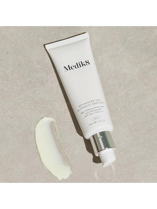 Антивіковий зволожувальний сонцезахисний крем із фотоліазою Medik8 Advanced Day Ultimate Protect, SPF 50+ PA++++, 50 мл