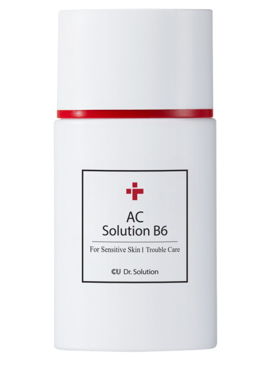 Есенція-флюїд для проблемної шкіри з вітаміном В6 Cuskin Dr. Solution AC Solution B6, 35 мл Есенція-флюїд для проблемної шкіри з вітаміном В6 Cuskin Dr. Solution AC Solution B6, 35 мл