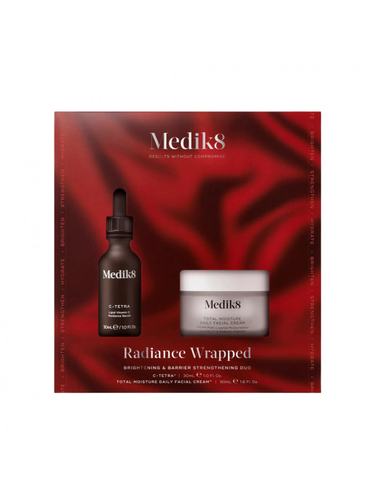 Набір для освітлення шкіри та зміцнення захисного бар’єру Medik8 Radiance Wrapped