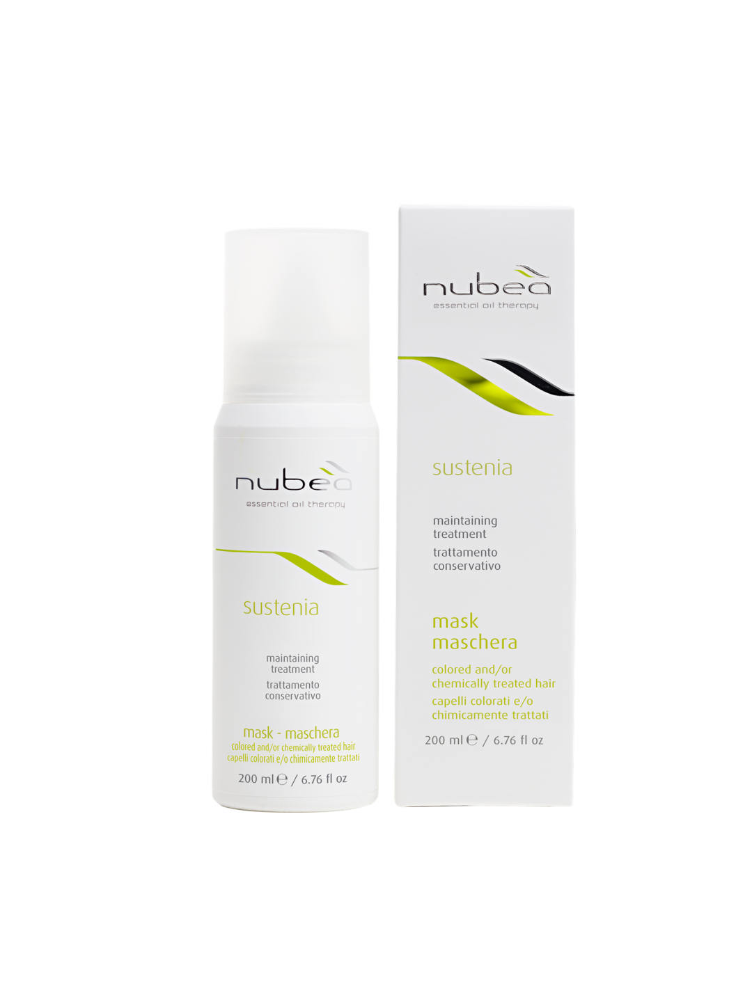 Маска для фарбованого/освітленого волосся Nubea Sustenia, 200 мл