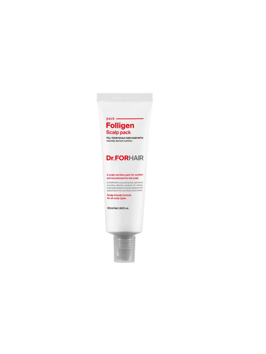 Оздоровлююча маска для шкіри голови Dr. FORHAIR Folligen Scalp Pack, 50 мл