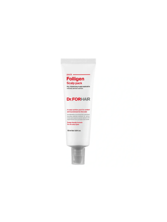 Оздоровлююча маска для шкіри голови Dr. FORHAIR Folligen Scalp Pack, 50 мл