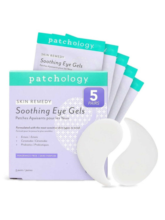 Заспокійливі і захисні патчі Patchology Skin Remedy Soothing Eye Gel, 5 пар