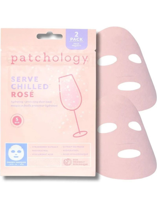  Освіжаюча маска з екстрактом троянди Patchology Serve Chilled Rose Sheet Mask, 2 шт