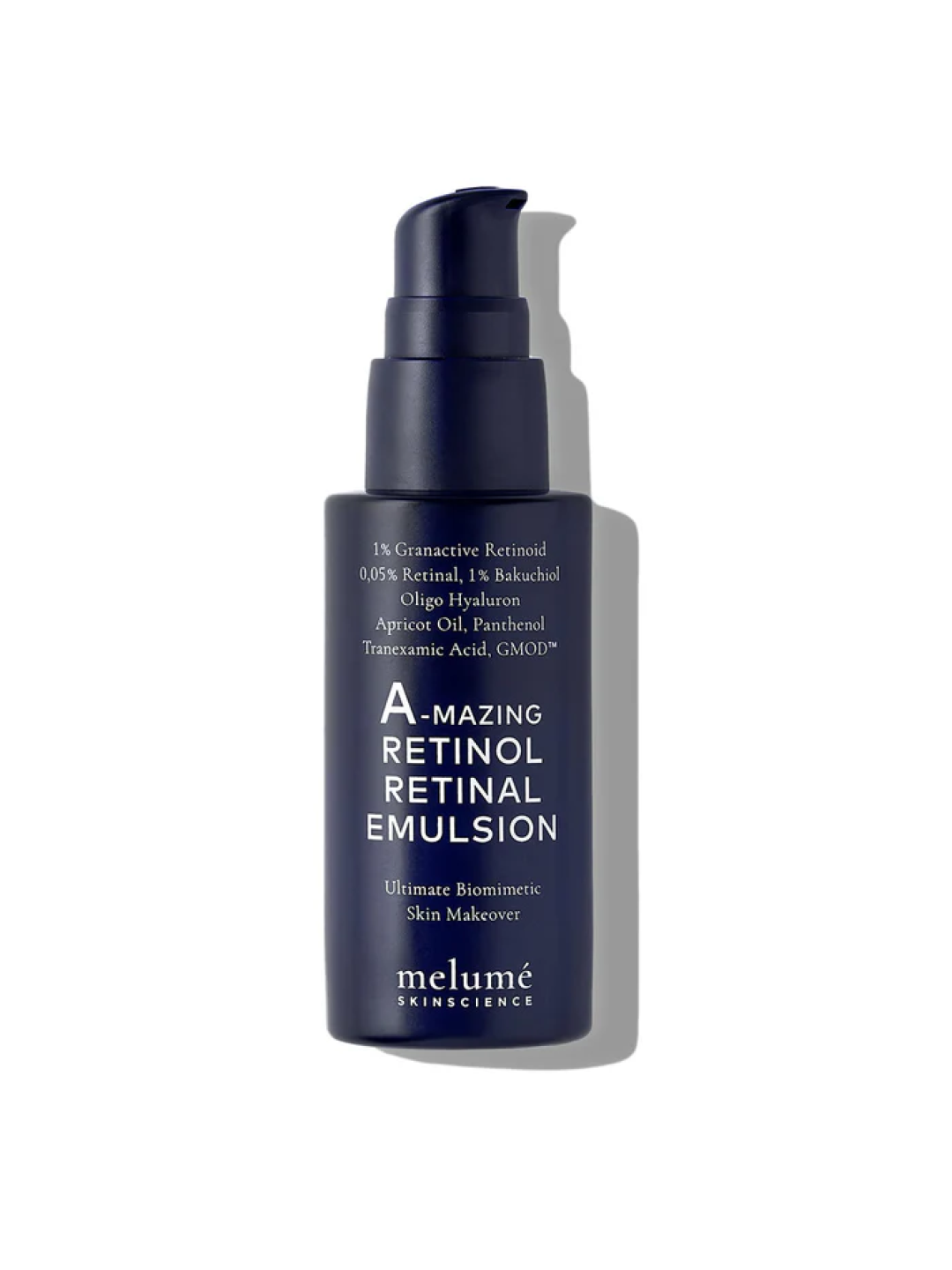 Нічна мікроемульсія з ретиноїдом і ретиналем Melume A-mazing Retinol Retinal Emulsion, 30 мл