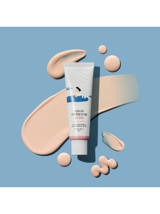 Тонуючий сонцезахисний крем з березовим соком Round Lab Birch Juice Moisturizing Tone Up Sunscreen, 50 мл