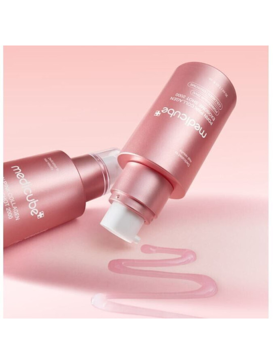 Регенеруюча сироватка з полінуклеотидами, екзосомами та спікулами Medicube PDRN Pink Collagen Exosome Shot 7500, 30 мл