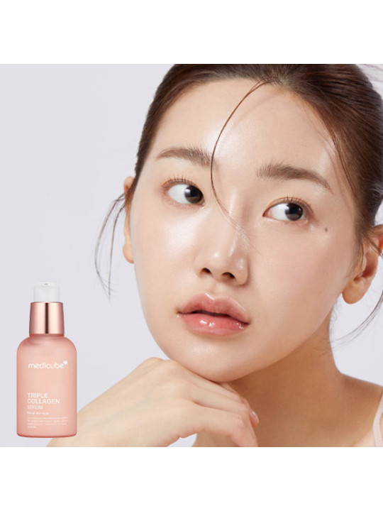Зволожувальна сироватка з колагеном та гіалуроновою кислотою Medicube Triple Collagen Serum, 55 мл