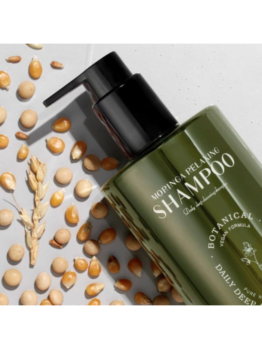 Веганський шампунь з олією морінги CU SKIN Dr.Solution Moringa Relaxing Shampoo 400 мл