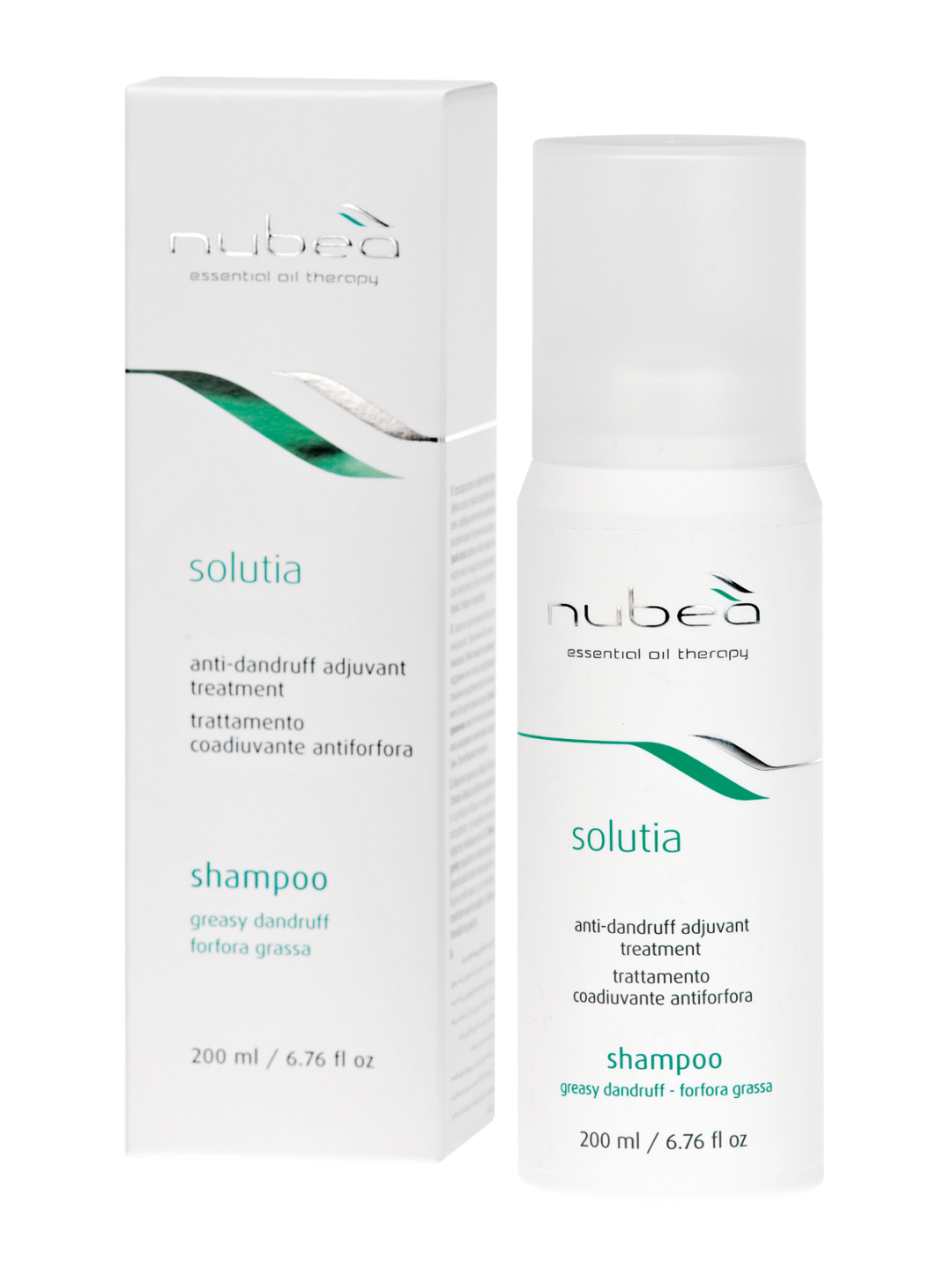 Шампунь проти жирної лупи Nubea Solutia, 200 мл