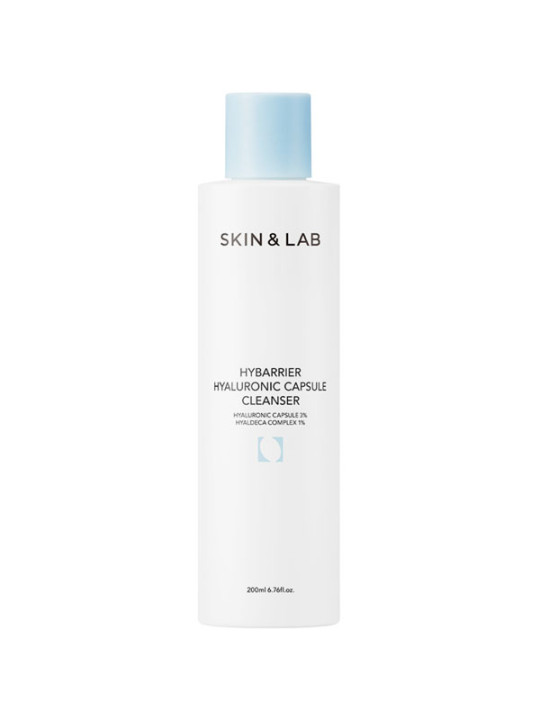 Зволожувальний гель для вмивання Skin&Lab Hybarrier Hyaluronic Capsule Cleanser, 200 мл