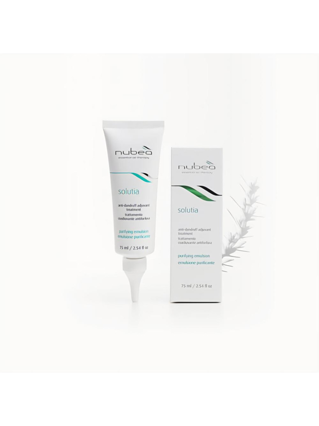 Очищаюча емульсія проти лупи Nubea Solutia, 75 мл