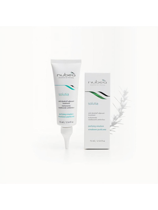 Очищаюча емульсія проти лупи Nubea Solutia, 75 мл