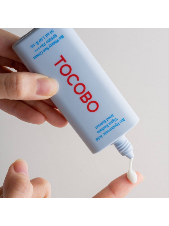 Легкий зволожуючий сонцезахисний крем Tocobo Bio Watery Sun Cream SPF 50+ Pa++++, 50 мл