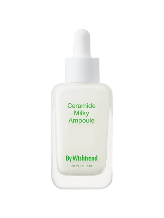 Відновлююча заспокійлива ампула для обличчя BY WISHTREND Ceramide Milky Ampoule, 30 мл