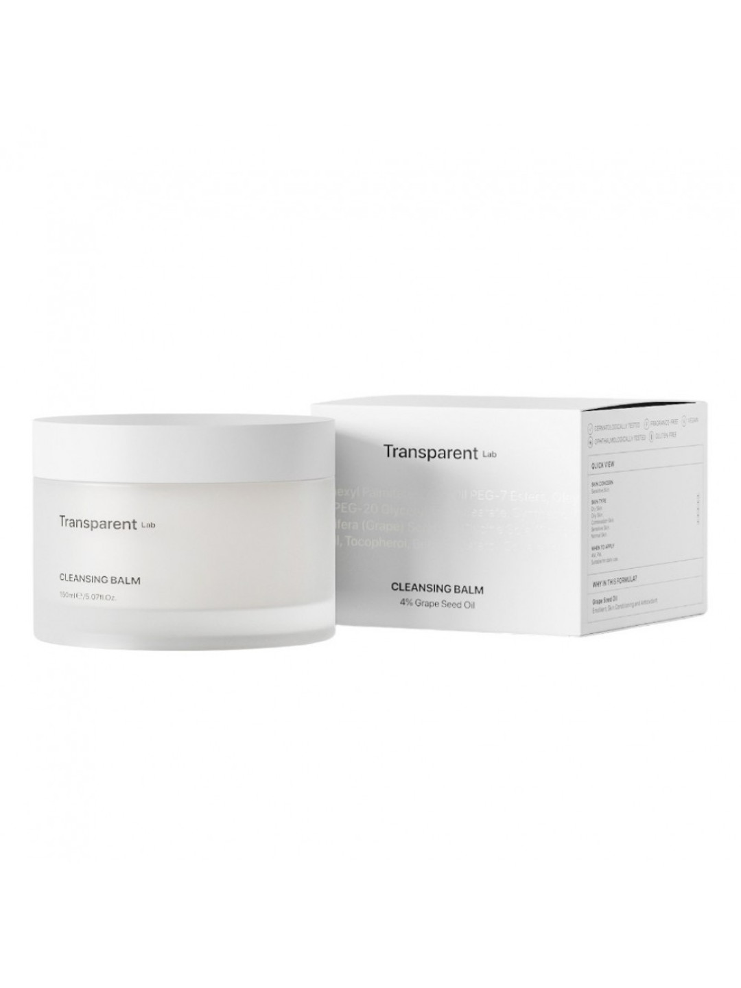 Очищуючий бальзам для обличчя Transparent Lab Cleansing Balm, 150 мл