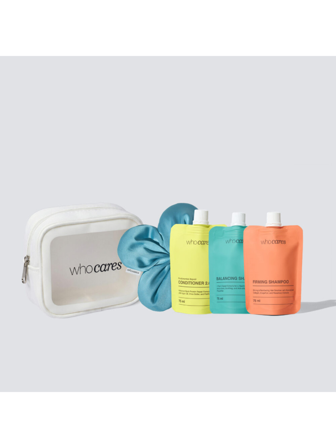 Набір тревел засобів для волосся whocares Bestsellers Hair Set