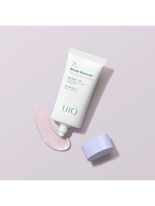 Мініатюра тонуючого сонцезахисного крему UIQ Biome Remedy Tone-up Sun Cream SPF 50+, 20 мл