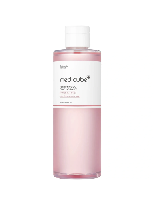 Заспокійливий тонер з полінуклеотидами та центелою Medicube PDRN Pink Cica Soothing Toner, 250 мл