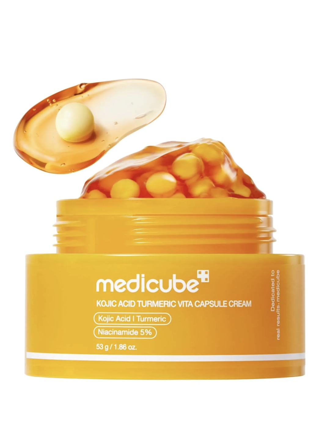Освітлювальний капсульний крем з койєвою кислотою та куркумою Medicube Kojic Acid Turmeric Vita Capsule Cream, 53 г