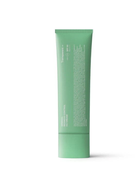 Мінеральний СС крем для контролю почервоніння Transparent Lab MINERAL REDNESS CONTROL CC CREAM, 45 мл